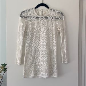 White lace Isabel Marant H&M top